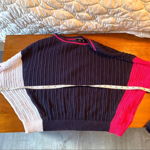 Express oversized colorblock cotton sweater S - Picture 5 of 5